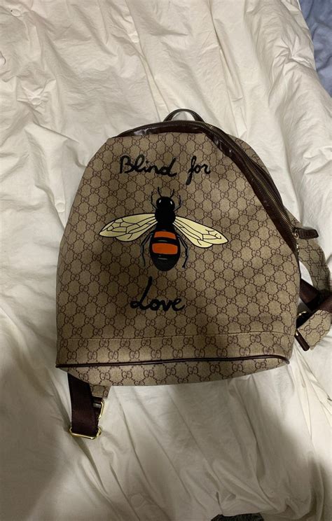 matching gucci hat and backpack